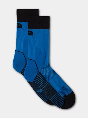 Men's The North Face Blue Trail Run Crew Socks