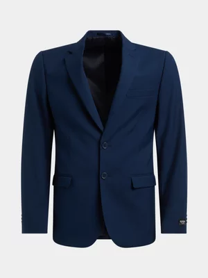 Markham Men's Slim Fit Core Navy Suit Jacket 