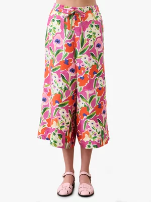 Women's Me&B Multi Wide Leg Crop Pants