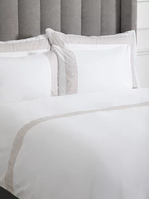 Guesthouse Sorrento Embroidered Cotton Duvet Cover Set