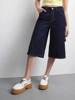 The FIX Women's Raw Wash Bermuda Denim Jorts 