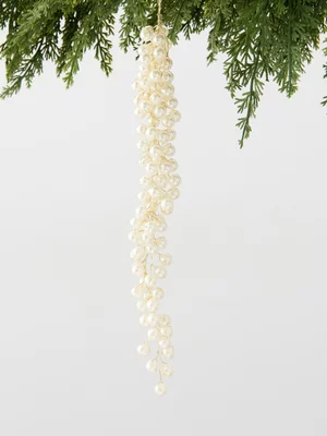Pearl Icicle Tree Decor 30cm