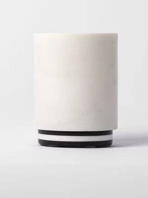 White & Black Marble Tumbler