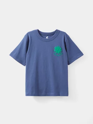 Cotton On Kids Boy Blue Jonny Short Sleeve Graphic T-shirt