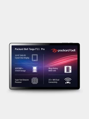 Packard Bell Targa F11 11" 6GB 256GB Wifi + LTE Octacore Tablet PLUS Folio Cover