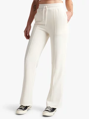 Converse Women's Ecru Wide-Leg Pants