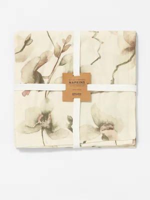 Waterfloral Cotton Napkins Set of 2 50x50cm