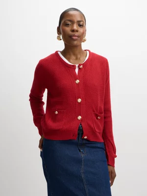 Jet Women’s Red Chanel Cardigan