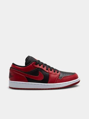 Jordan Men's 1 Low Red/Black Sneaker