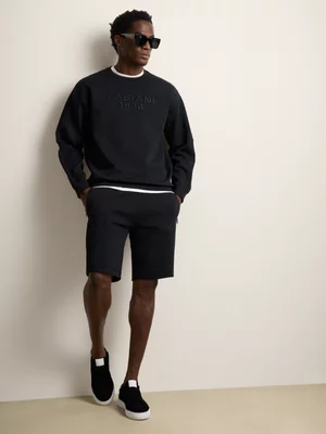 Fabiani Men's Black Icon Co-Ord Sweatshirt