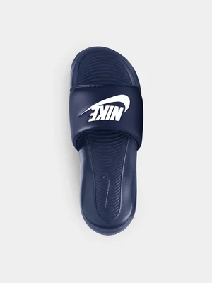 Men's Nike Victori One Navy/White Slide