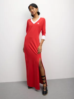 adidas Originals Women's W S26- Better Scarlet Red V-neck Dress