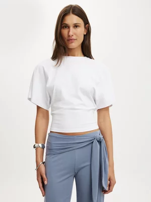 Women's Cotton On White Blair Batwing Short Sleeve T-shirt