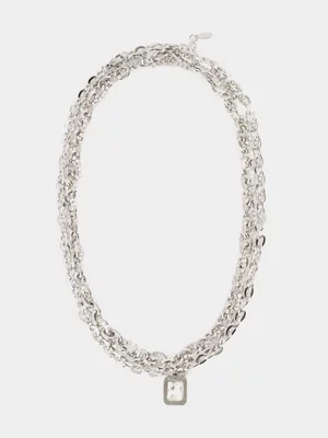 Markham Men's Chain Cubic Zirconia Necklace 