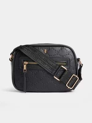 FF Zipped Debossed Camera Bag