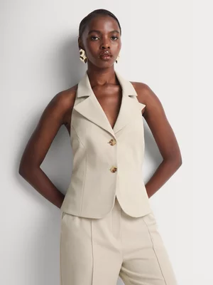 Halterneck Collar Waistcoat