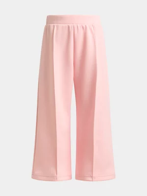 Exact Older Girl's Pink Soft Touch Wide-Leg Pants