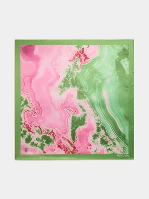 Water Detail Square Scarf