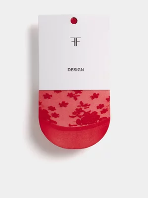 Floral Sheer Stockings