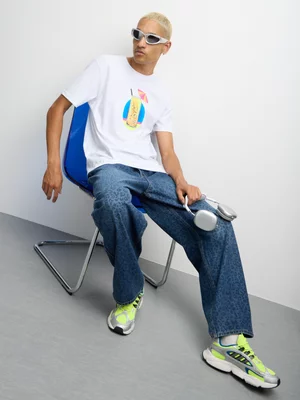 adidas Originals Men's All Day Long Summer White T-shirt