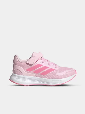 adidas Junior Pre-School Runfalcon 5 Pink/White Running Shoes 
