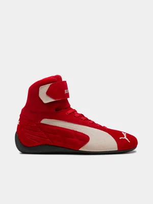 Puma Men's Speedcat Mid Red/White Sneaker