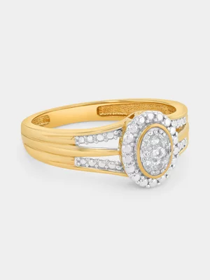 5CT Diamond & Created Sapphire Ladies Ring