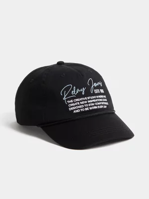 Relay Jeans Men's Novelty Black/Blue Dad Cap