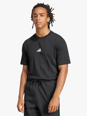 adidas Mens Essential Small Logo Black/White Tee