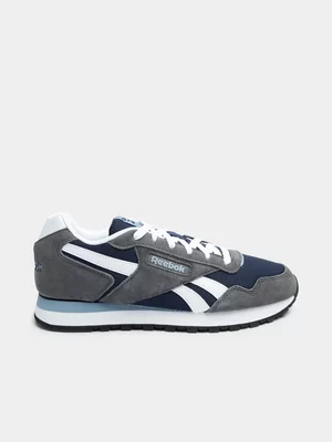 Mens Reebok Glide Grey/Navy Sneaker