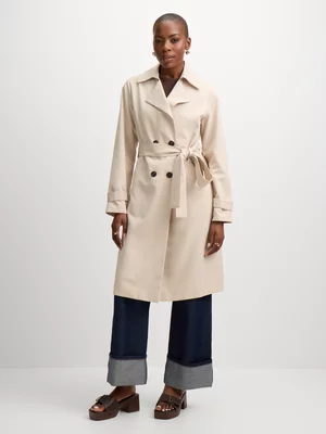 Exact Women's Natural Trench Coat