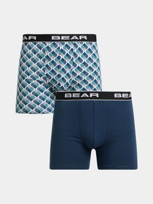 Bear Men's Retro Ripple Printed 2 Pack Trunk