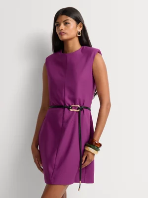 Shoulder Pad Shift Dress