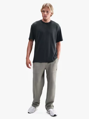 Nike Men's NSW OC Collar Print Anthracite Grey T-shirt