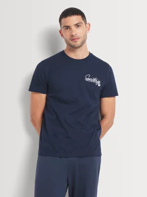 Markham Men's Crew Navy Sleepwear Top