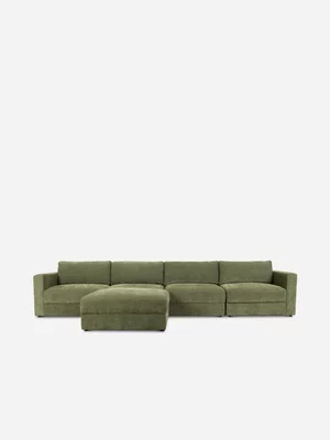 Bogart 5pc Modular Couch Mae Forest