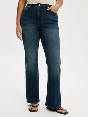 Women's Cotton On Blue Curvy Flare Jeans