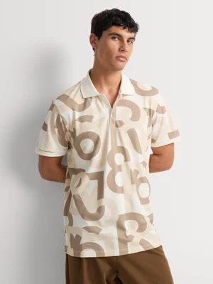 Relay Jeans Men's Monogram Brown Golfer