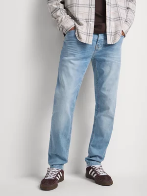 Relay Jeans Men's Sustainable Straight Leg Blue Denim