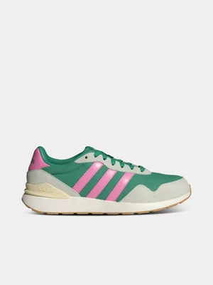 Women's adidas Run 60's Green/Pink Sneakers