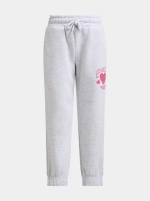 Jet Older Girls Grey Melange Los Angeles Jogger
