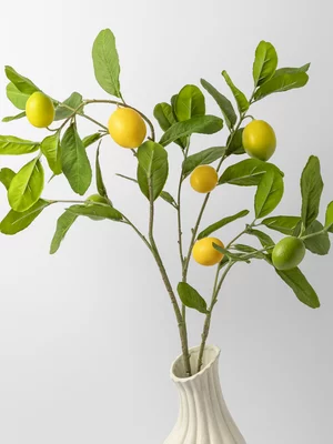 Faux Lemon Stem 118cm