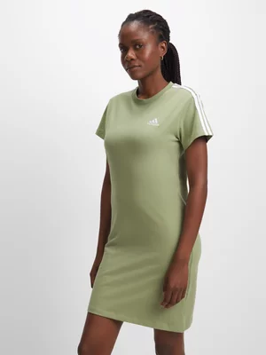  Women's adidas  3S FIT DR 2 Green/White Dress