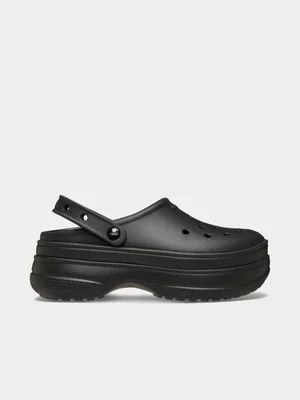 Crocs Black Classic Stacked Clog