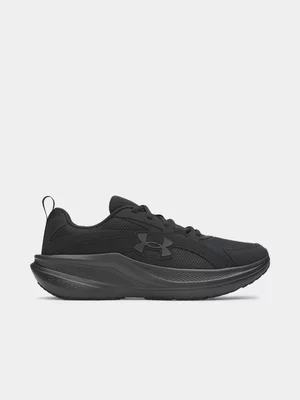 Under Armour Mens Charged+ Assert 11 Black Running Shoes 