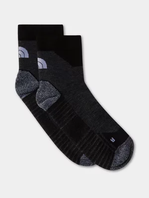 Men's The North Face  Black Hiking Quarter Socks