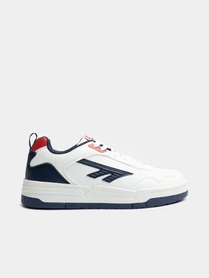 Mens Hi-tec Braodway Low White/Navy Sneaker