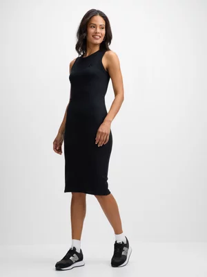 Women's APX Rib Black Dress