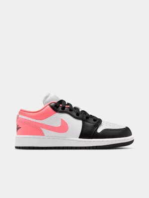 Jordan Junior 1 Low Black/Pink/White Sneaker