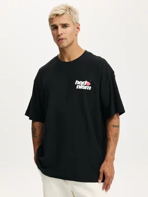 Men's Cotton On Black Box Fit Graphic T-shirt